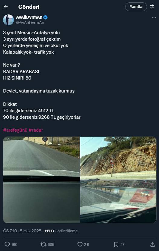 Tedbir mi, tuzak mı? Radar tartışması sosyal medyada 2